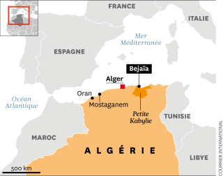Bejaïa, ville portuaire située sur la côte kabyle de l’Algérie.. COURRIER INTERNATIONAL