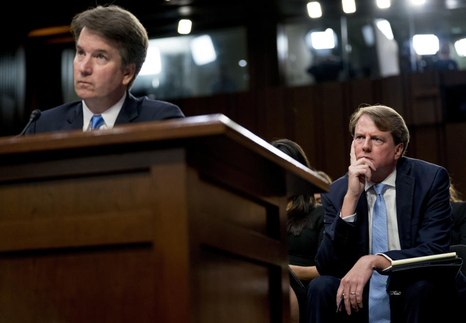 Confirmation hearings for Brett Kavanaugh