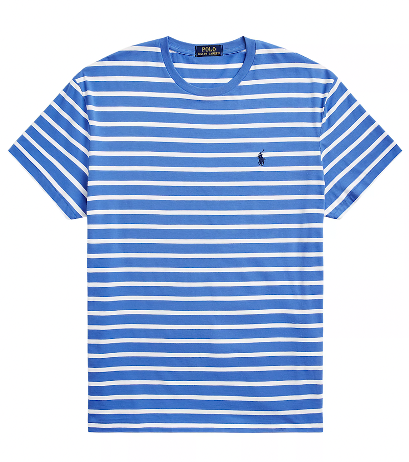 <p><a href="https://go.redirectingat.com?id=74968X1596630&url=https%3A%2F%2Fwww.saksfifthavenue.com%2Fproduct%2Fpolo-ralph-lauren-striped-jersey-t-shirt-0400020732427.html&sref=https%3A%2F%2Fwww.esquire.com%2Fstyle%2Fmens-fashion%2Fg60329721%2Fbest-striped-shirts-for-men%2F" rel="nofollow noopener" target="_blank" data-ylk="slk:Shop Now;elm:context_link;itc:0;sec:content-canvas" class="link ">Shop Now</a></p><p>Striped Jersey T-Shirt</p><p>saksfifthavenue.com</p><p>$41.25</p>