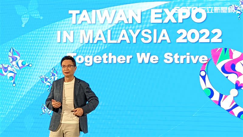 馬來西亞台灣形象展開幕典禮，由外貿協會黃志芳董事長主持。（圖／記者戴玉翔攝影）