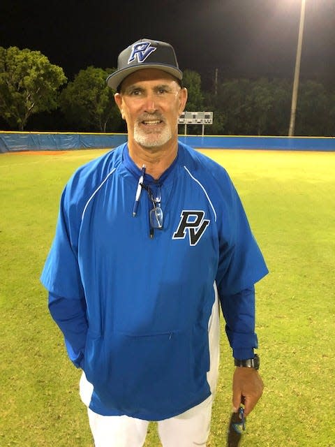 Park Vista baseball head coach Larry Greenstein