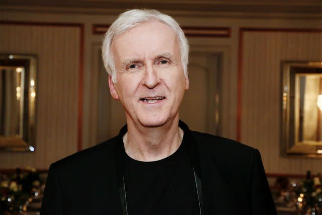 Gabriel Olsen/Getty James Cameron attends Red Carpet Green Dress at the Private Residence of Jonas Tahlin on Feb. 6, 2020, in L.A.