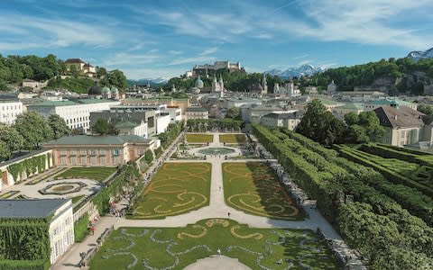 Mirabell Palace and Gardens, in Salzburg, which featured in the Sound of Music - Credit: Tourismus Salzburg