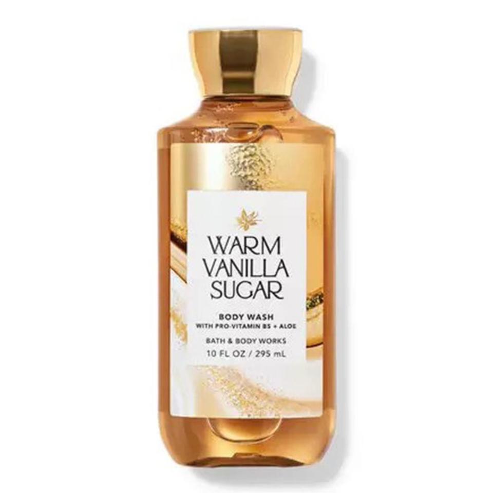 <p><a href="https://go.redirectingat.com?id=74968X1596630&url=https%3A%2F%2Fwww.bathandbodyworks.com%2Fp%2Fwarm-vanilla-sugar-body-wash-026354238.html&sref=https%3A%2F%2Fwww.bestproducts.com%2Fbeauty%2Fg24750849%2Fbath-and-body-works-scents-ranked%2F" rel="nofollow noopener" target="_blank" data-ylk="slk:Shop Now;elm:context_link;itc:0;sec:content-canvas" class="link ">Shop Now</a></p><p>Warm Vanilla Sugar</p><p>bathandbodyworks.com</p><p>$14.95</p>