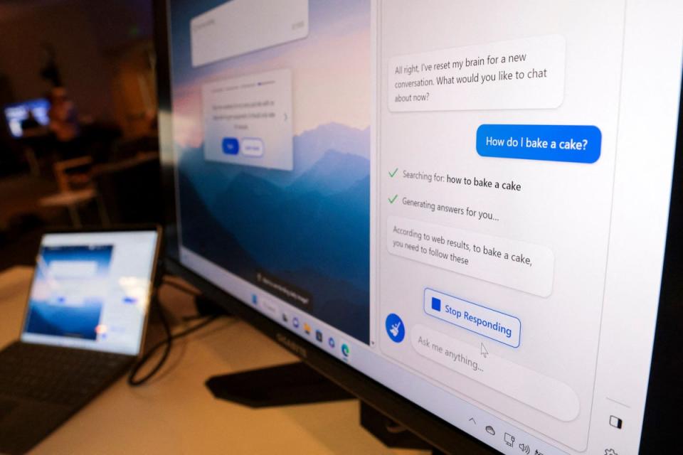 GPT-4 is already powering Bing’s AI chatbot (AFP via Getty Images)