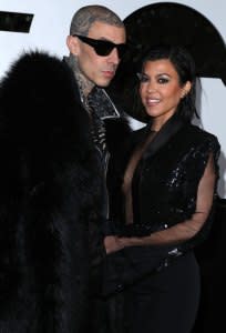 Kourtney Kardashian and Scott Disick Reunite for Mason's Birthday, Was Travis Barker in Attendance? fur coat