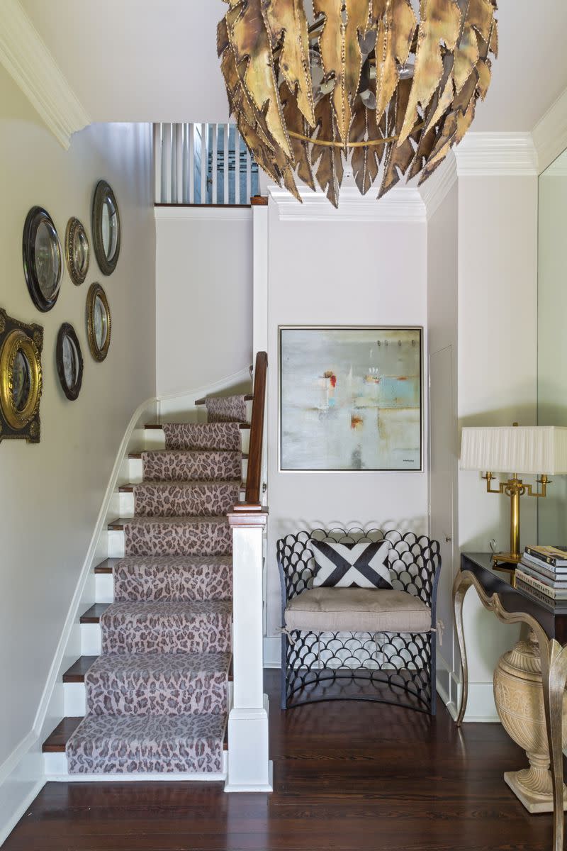 A stylish foyer with plenty of detail