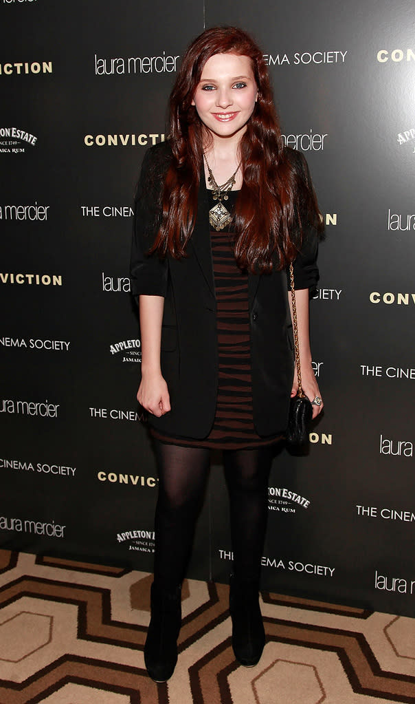 Conviction NY screening 2010 Abigail Breslin