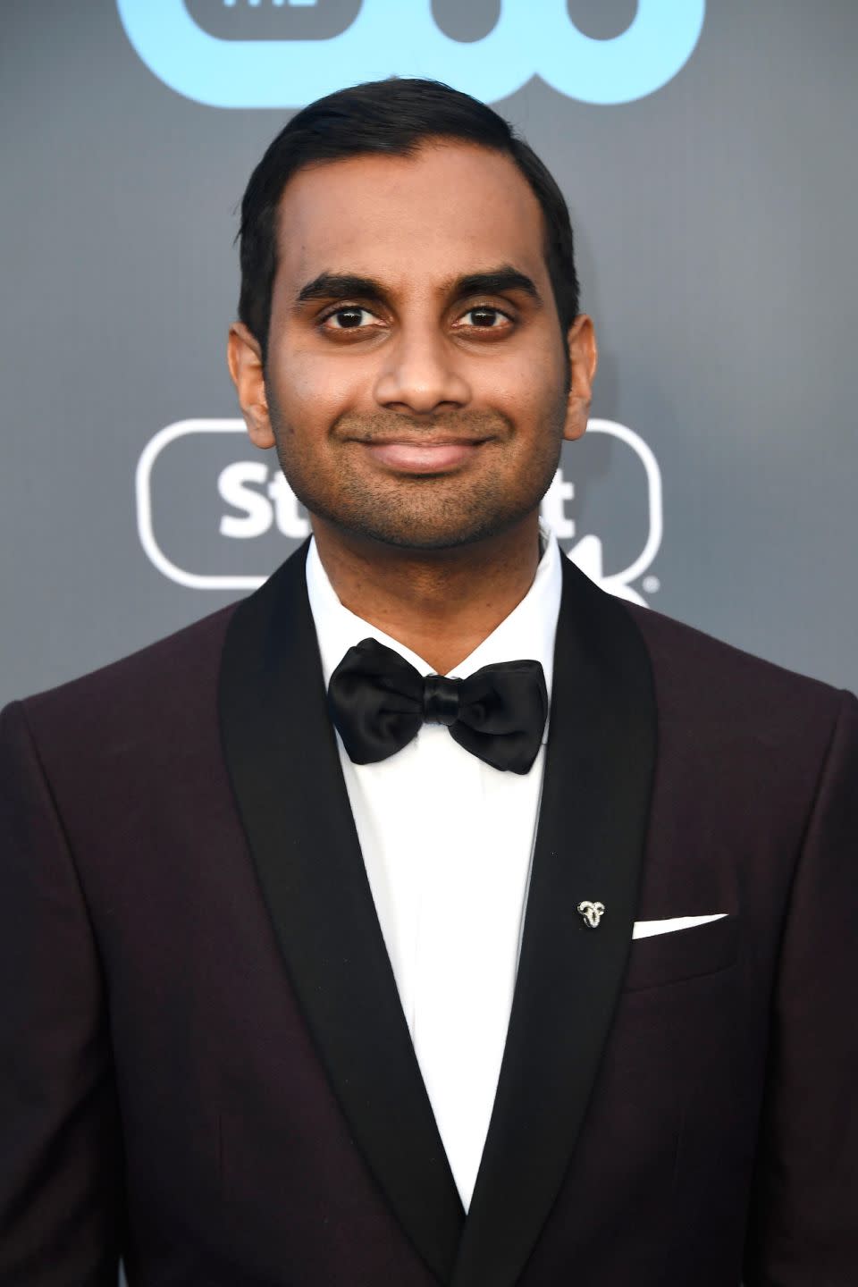 The anonymous woman made her discomfort known to Ansari in a text message she sent him after their date. The comedian is pictured here at the Critics' Choice Awards. Source: Getty