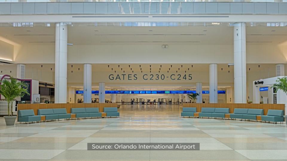 Terminal C is expected to serve an additional 10 to 12 million travelers a year.