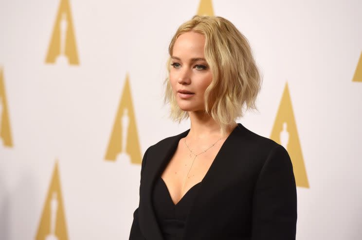 Jennifer Lawrence found herself at the center of the infamous 4chan leak when intimate photos she took of herself were stolen via iCloud. (GETTY)