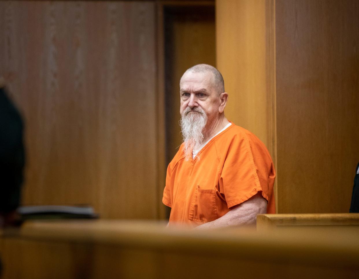 David Marshall Murdock, 65, enters the courtroom for a hearing last year in Bartow. Murdock is facing the death penalty if convicted of shooting his ex-girlfriend to death in January 2019.