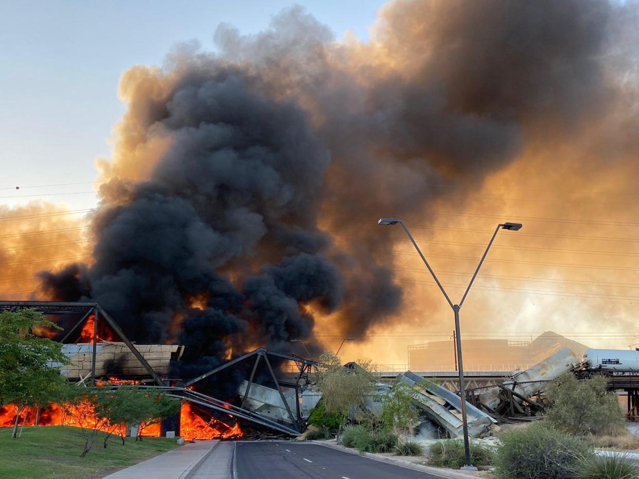 Tempe Town Lake Bridge Collapse Arizona