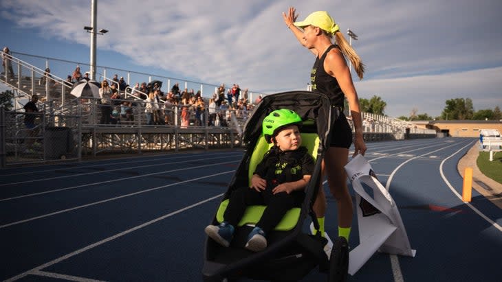 Neely Gracey Stroller Mile Record