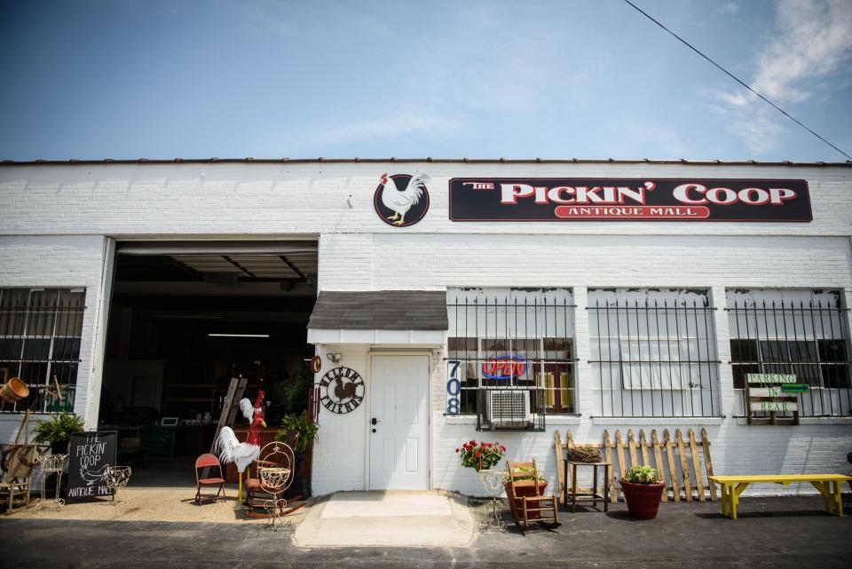 The Pickin Coop Antique Mall at 708 Ramsey Street.