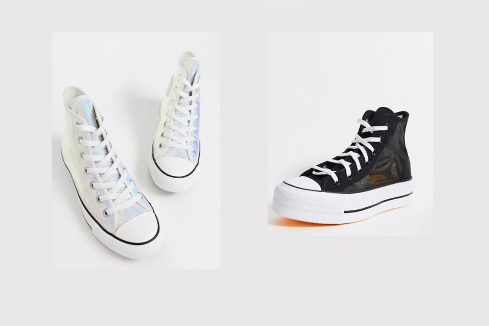 Heute treiben die klassischen “Chucks“ weniger zu sportlichen als zu modischen Höchstleistungen an. (Bilder: Asos.com)