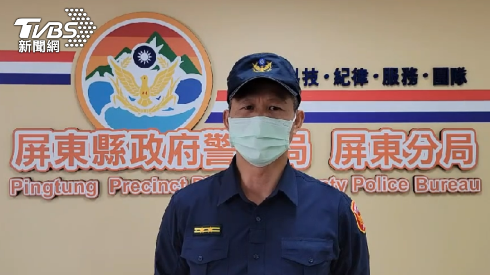 屏東警分局麟洛分駐所所長涂建成說明案情。（圖／警方提供）