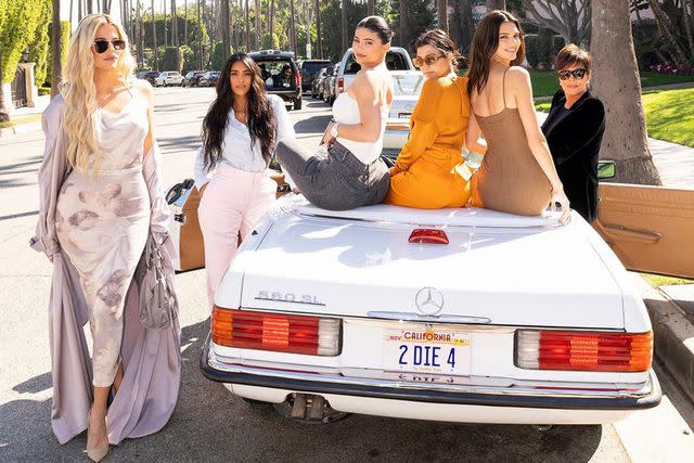 <p>Kris Jenner/Instagram</p> From left: Khloé Kardashian, Kim Kardashian, Kylie Jenner, Kourtney Kardashian, Kendall Jenner and Kris Jenner