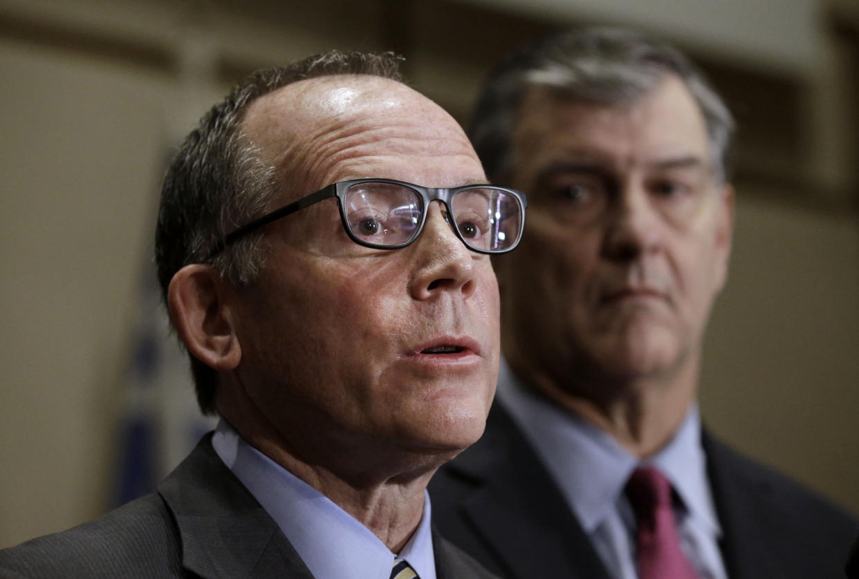 Dr. Daniel Varga, chief clinical officer at Texas Health Presbyterian Hospital. (AP/LM Otero)