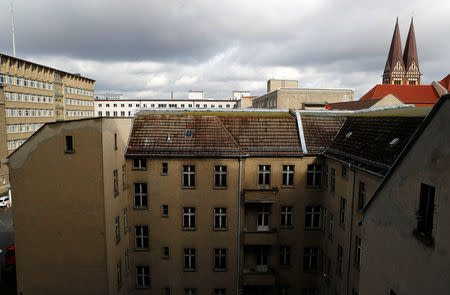 A general view shows the compound of the former East German Ministry for State Security (MfS), known as the Stasi, is seen in Berlin, Germany, March 12, 2019. Picture taken March 12, 2019. REUTERS/Fabrizio Bensch