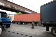 Venezuelan truckers wait in long lines for fuel amid diesel shortages