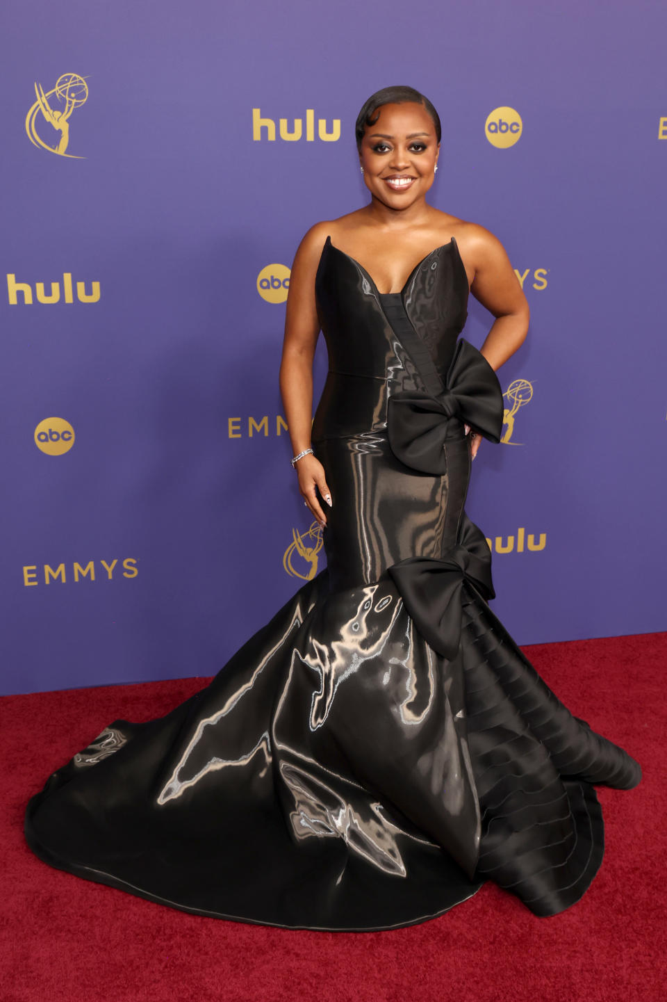 LOS ANGELES, CALIFORNIA - SEPTEMBER 15: Quinta Brunson attends the 76th Primetime Emmy Awards at Peacock Theater on September 15, 2024 in Los Angeles, California. (Photo by Kevin Mazur/Kevin Mazur/Getty Images)