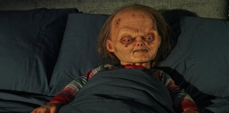 The titular demon doll in "Chucky" is aging rapidly when the second part of Season 3 kicks off Wednesday. Photo courtesy of Syfy