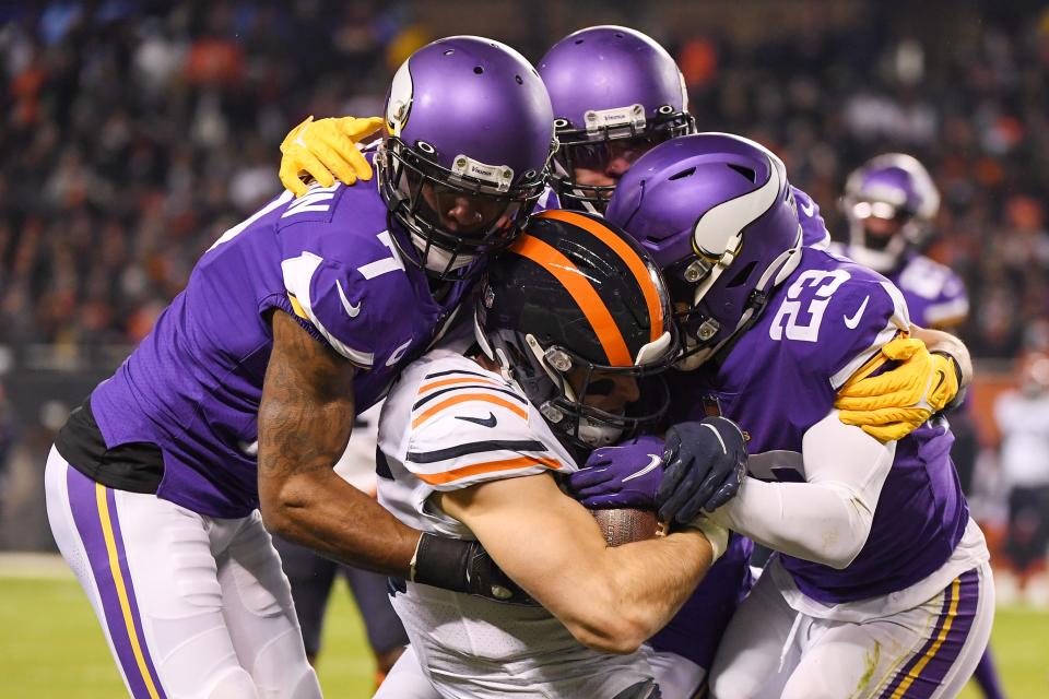 The Vikings defense clamped down on the Bears on Monday night.
