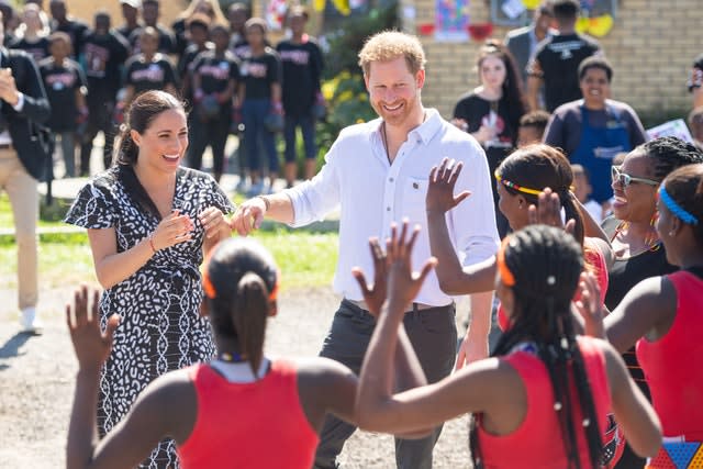 The Sussexes in the Nyanga Township on Monday