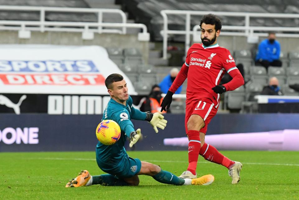 <p>Karl Darlow starred for Newcastle</p> (Getty Images)