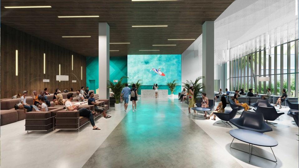 Cruise Terminal 16 will include a lounge for MSC Yacht Club guests to enjoy during the embarkation process