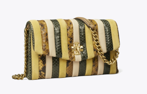 Kira Chevron Stripe Chain Wallet