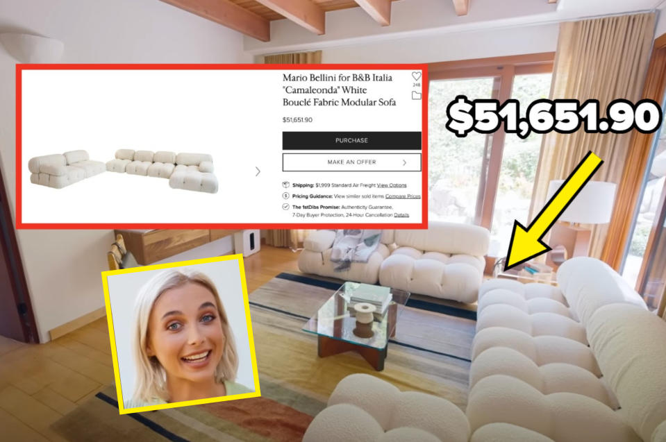 Emma's $50k sofa