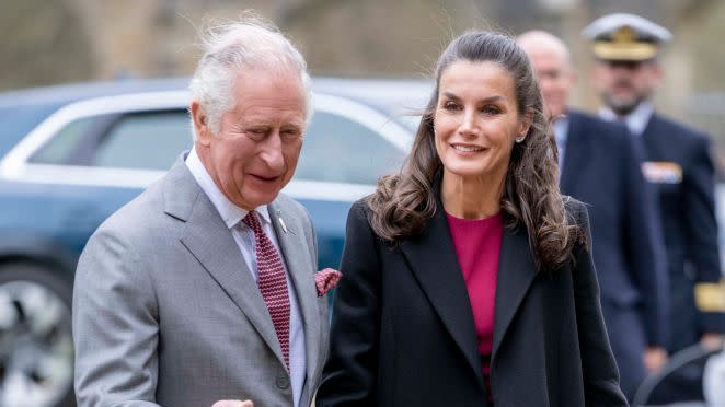 queen letizia of spain and the prince of wales visit county durham