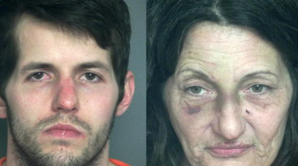 Benny Vann and mom Lisa Smith were arrested at a Wisconsin Walmart. (Photo: Eau Claire Police Department/TMJ 4)