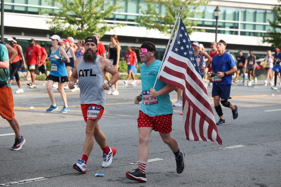 Here are some more photos from the 2022 Peachtree Road Race.