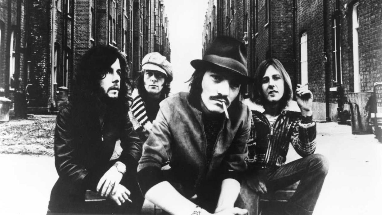  Humble Pie in a New York street circa 1970. 