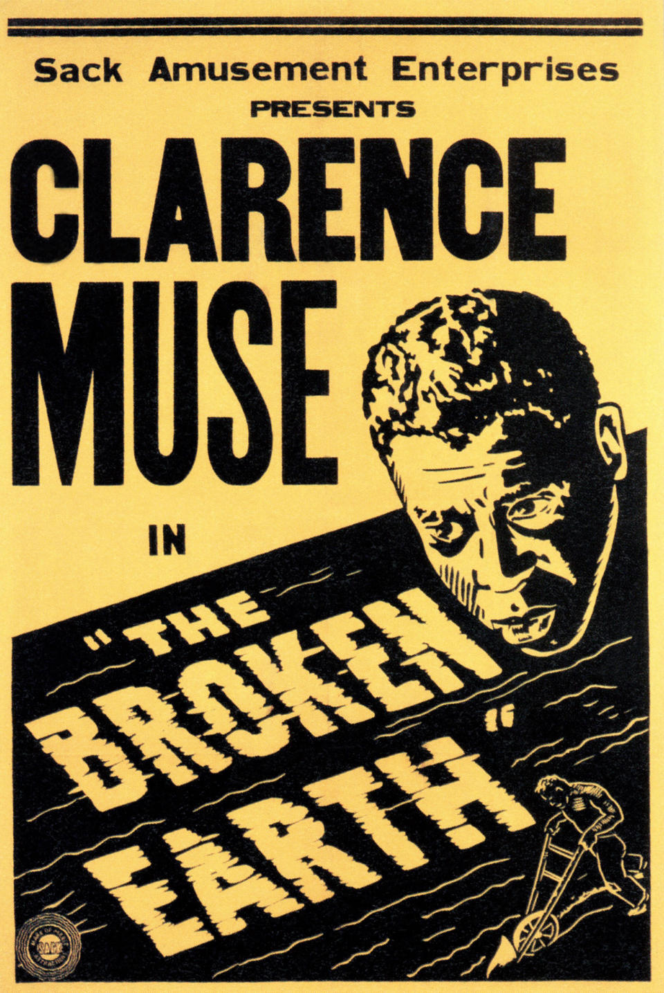 A poster for Clarence Muse in 