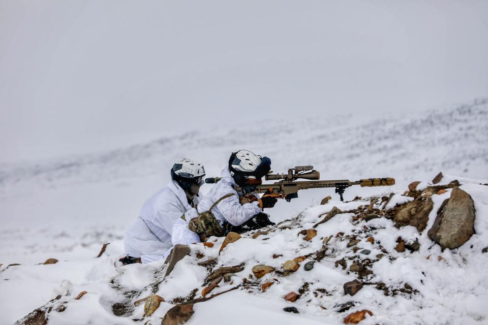 Special operators conduct training in austere conditions at Pituffik Space Base, Greenland, on May 4, 2023, as part of exercise ARCTIC EDGE.