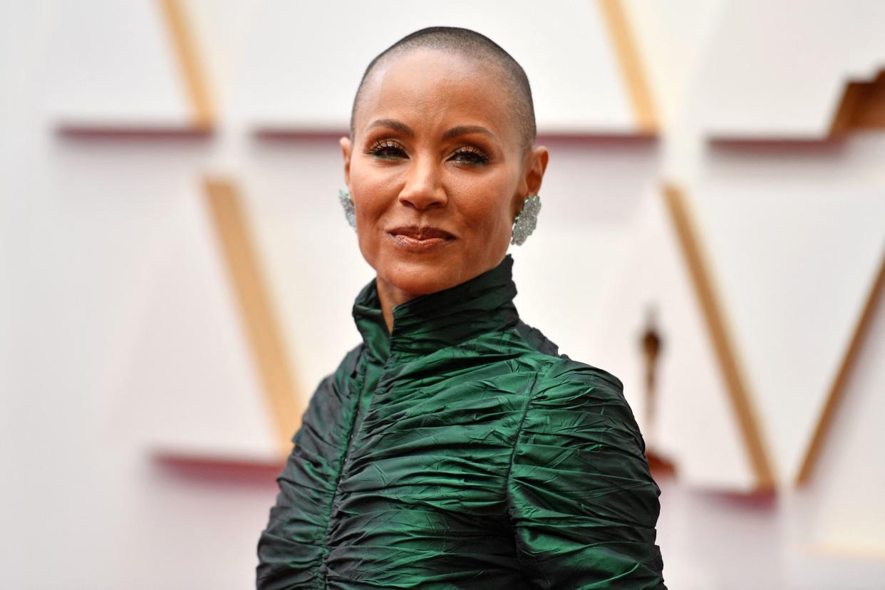 US actress Jada Pinkett Smith attends the 94th Oscars at the Dolby Theatre in Hollywood, California on March 27, 2022. (Photo by ANGELA WEISS / AFP) (Photo by ANGELA WEISS/AFP via Getty Images)