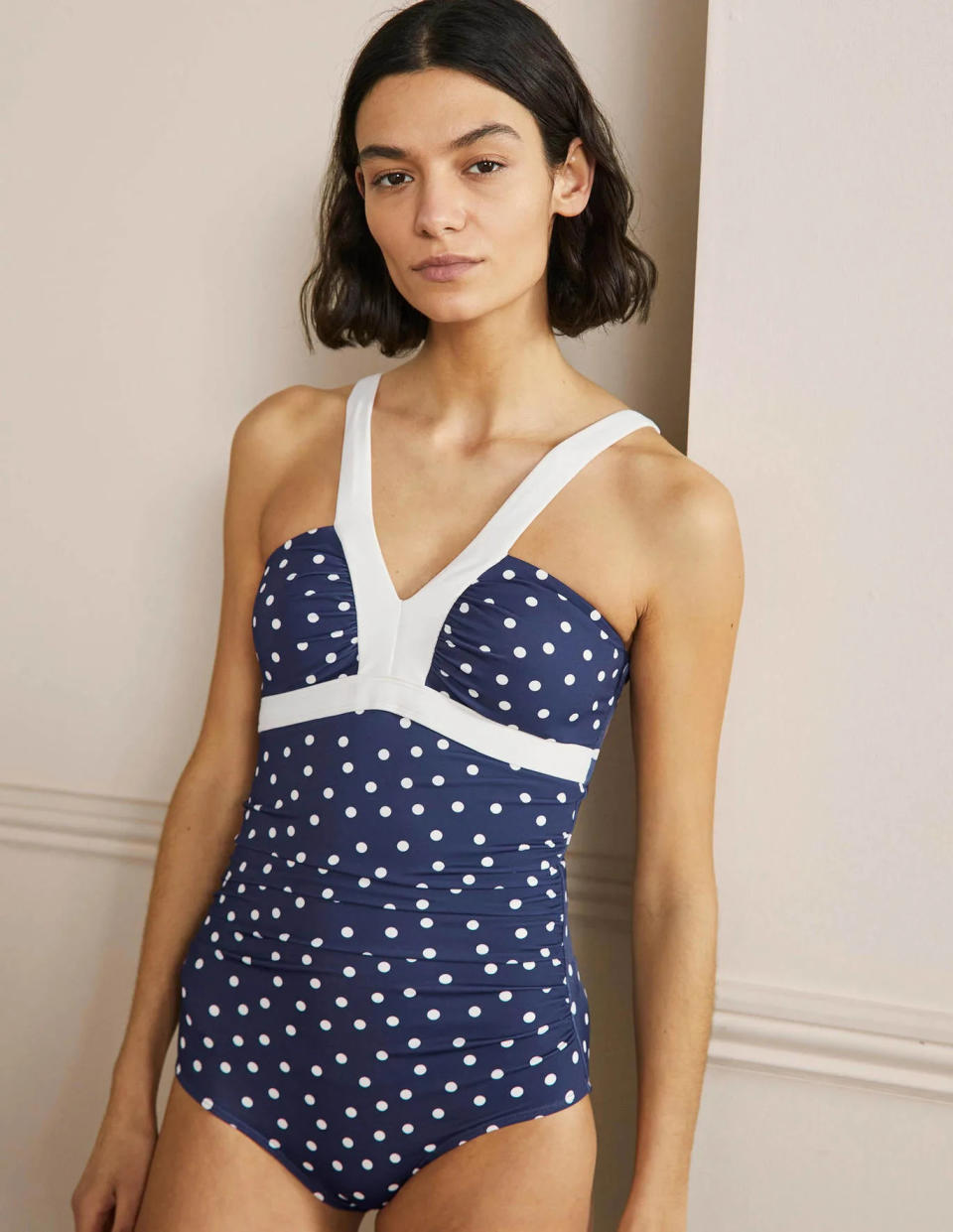 Corsica V-neck Swimsuit. (Boden)