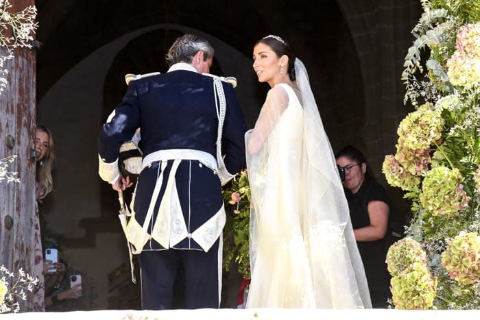 Catalina Vereterra Gastearen con su padre