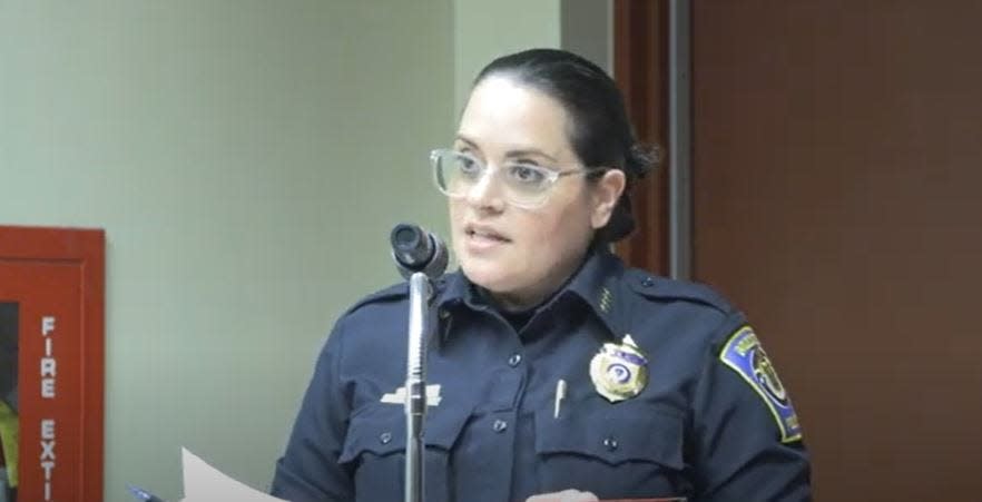 Brockton Police Chief Brenda Perez updated the Brockton School Committee on safety and security protocols and infrastructure inside Brockton High School at its meeting on Feb. 27.