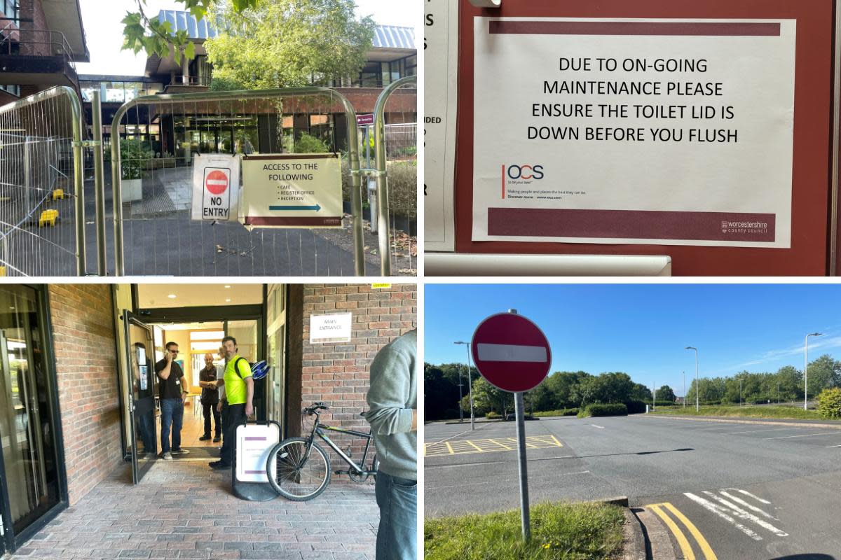 CLOSED: County Hall is closed after issues with the legionella bacteria and also RAAC, the faulty concrete which is liable to collapse <i>(Image: Newsquest)</i>