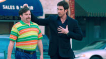 Zach Galifianakis and Dylan McDermott in Warner Bros. Pictures' "The Campaign" - 2012