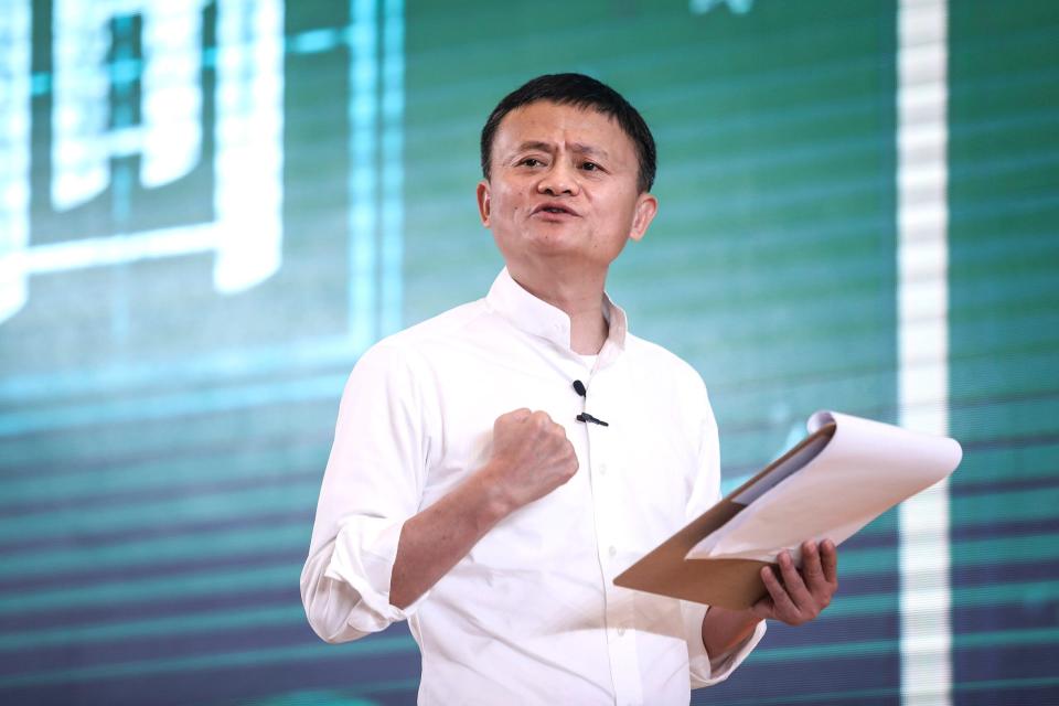 Jack Ma, ein Mitbegründer des Tech-Giganteb Alibaba. - Copyright: Wang HE/Getty Images