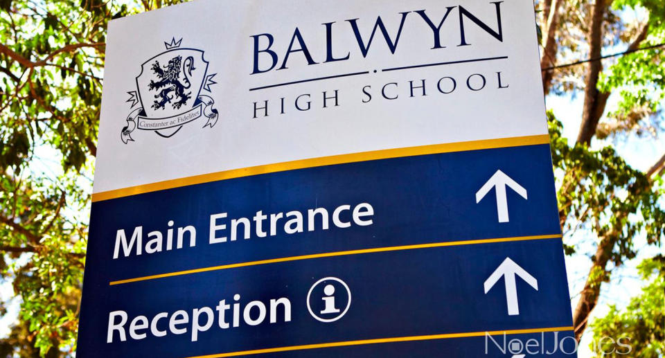 Balwyn high School is one of the private schools in the area parents are paying a premium to get their children into.