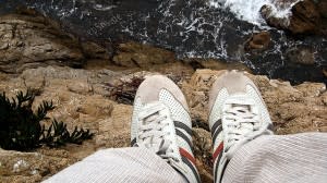 Guy standing on a ledge