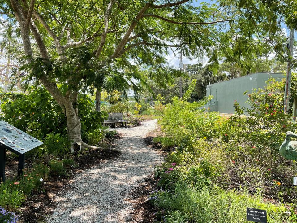 Butterfly garden at the Estates