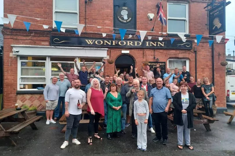 The final farewell at The Wonford Inn, Exeter -Credit:DevonLive